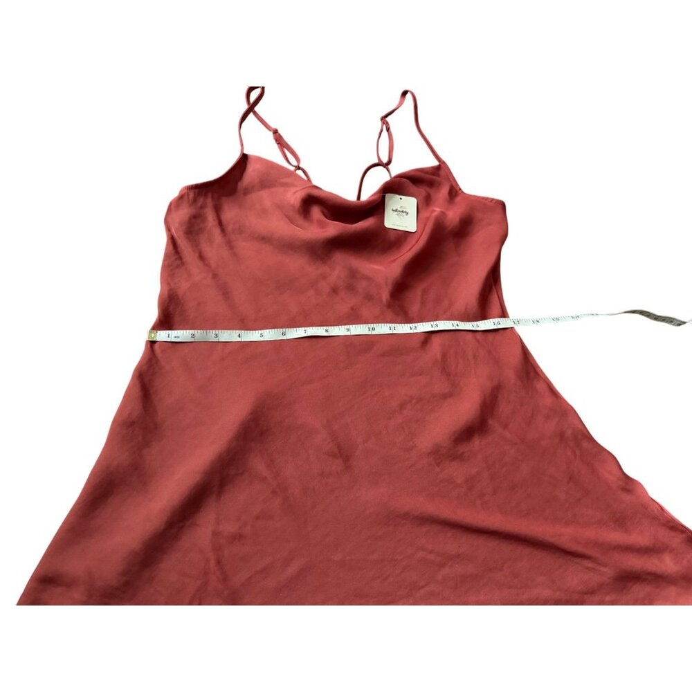 Intimately Free People Cowl Girl Slip Dress in Pink Rose Medium NWT - Picture 9 of 16